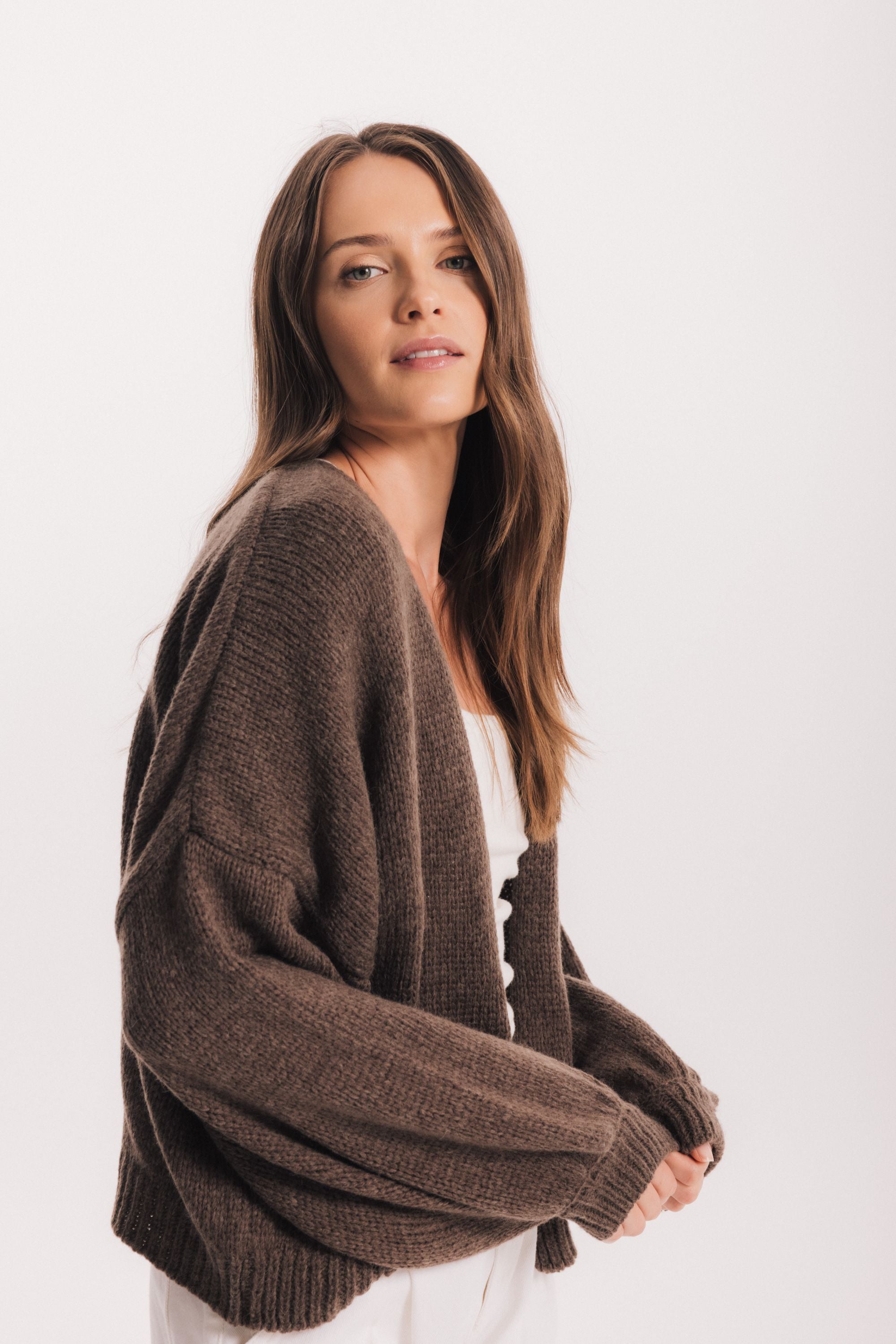Balloon Brown cardigan