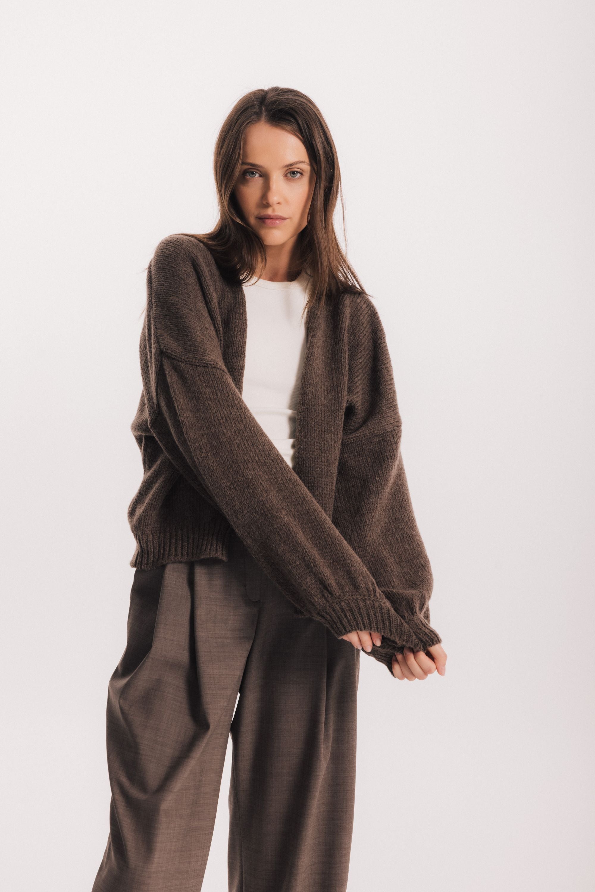 Balloon Brown cardigan