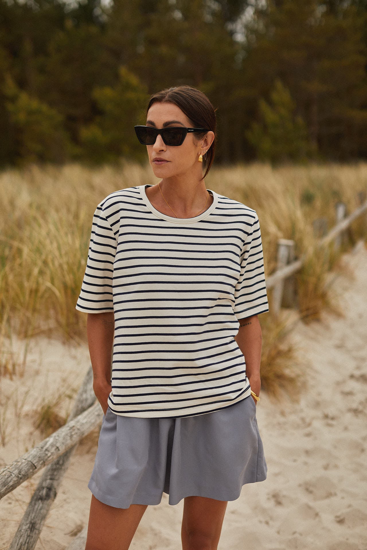 T-shirt Caro Stripes