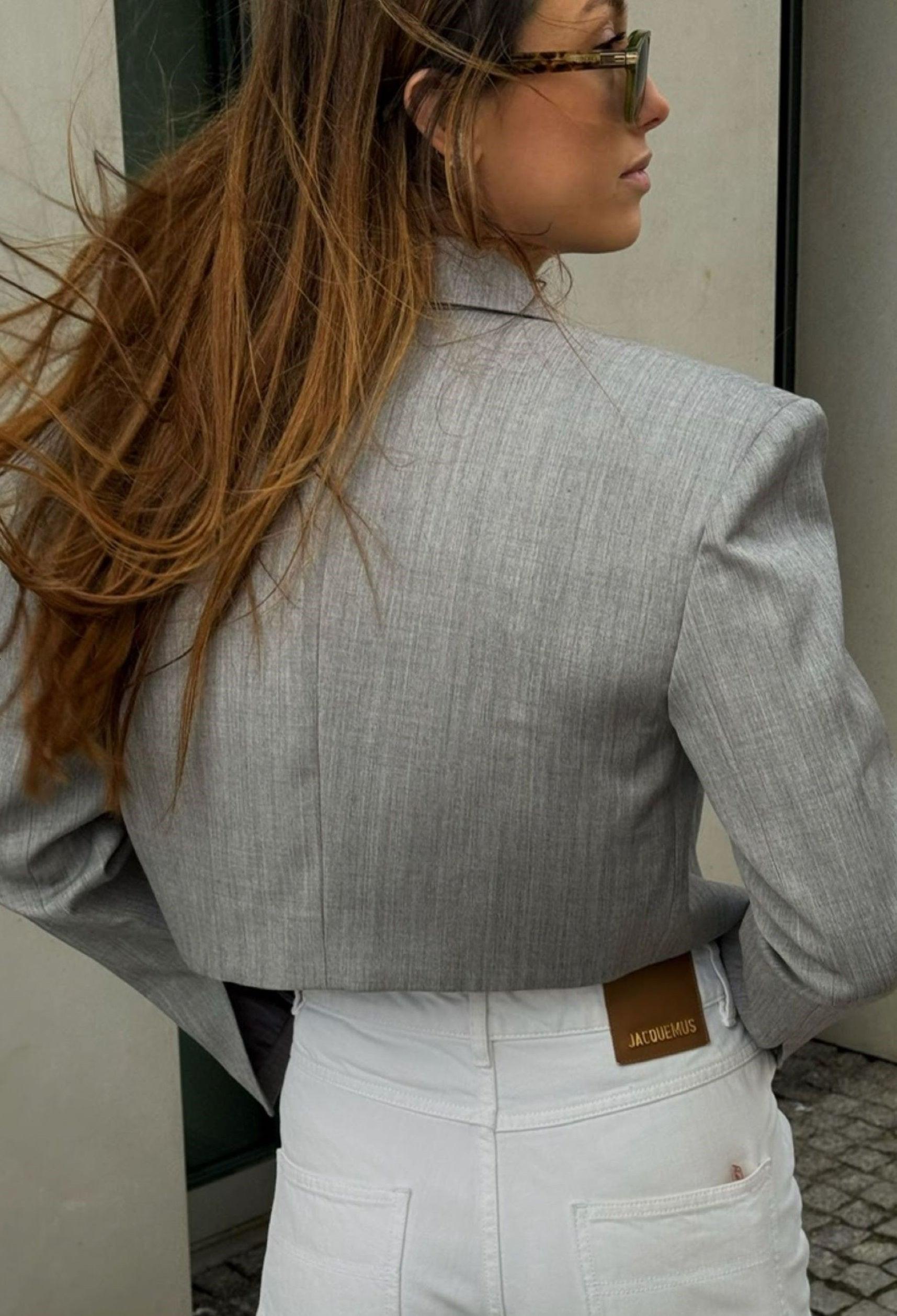Marynarka Bonnie Gray Wool - OH MESS