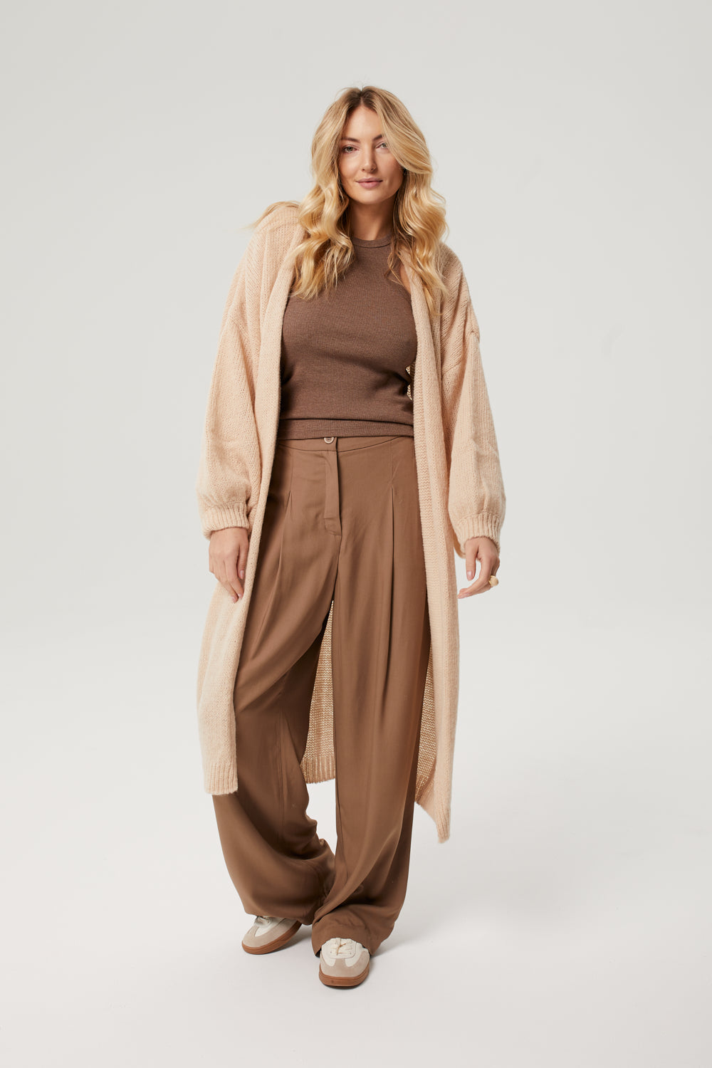 Tank Top Leo Melange Brown