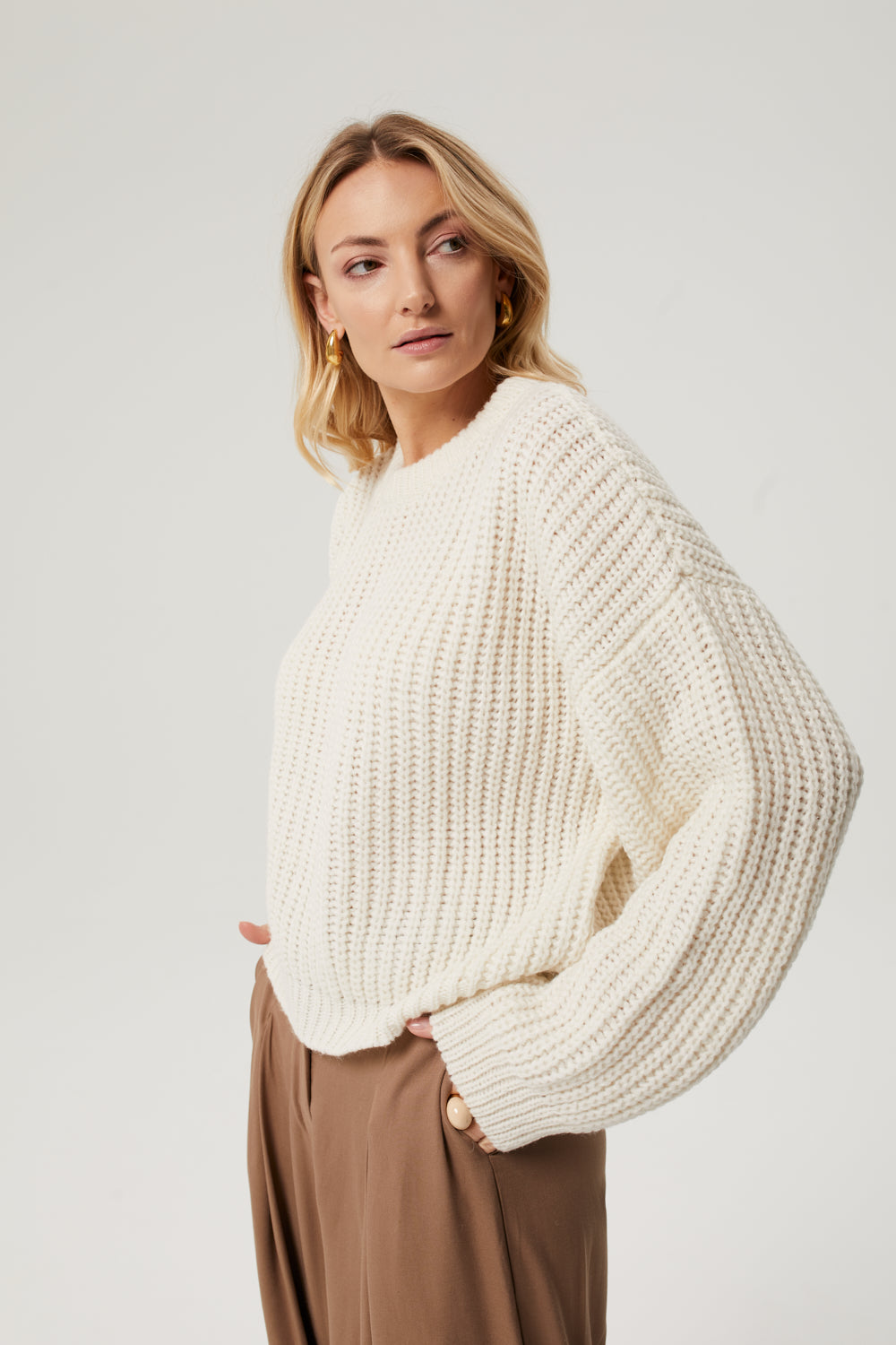 Sweter Melody Cream