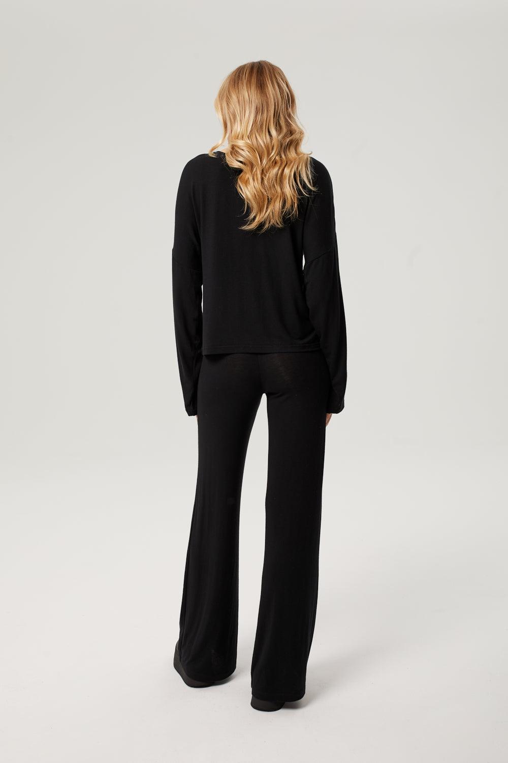 Spodnie Pina Cashmere Black - OH MESS