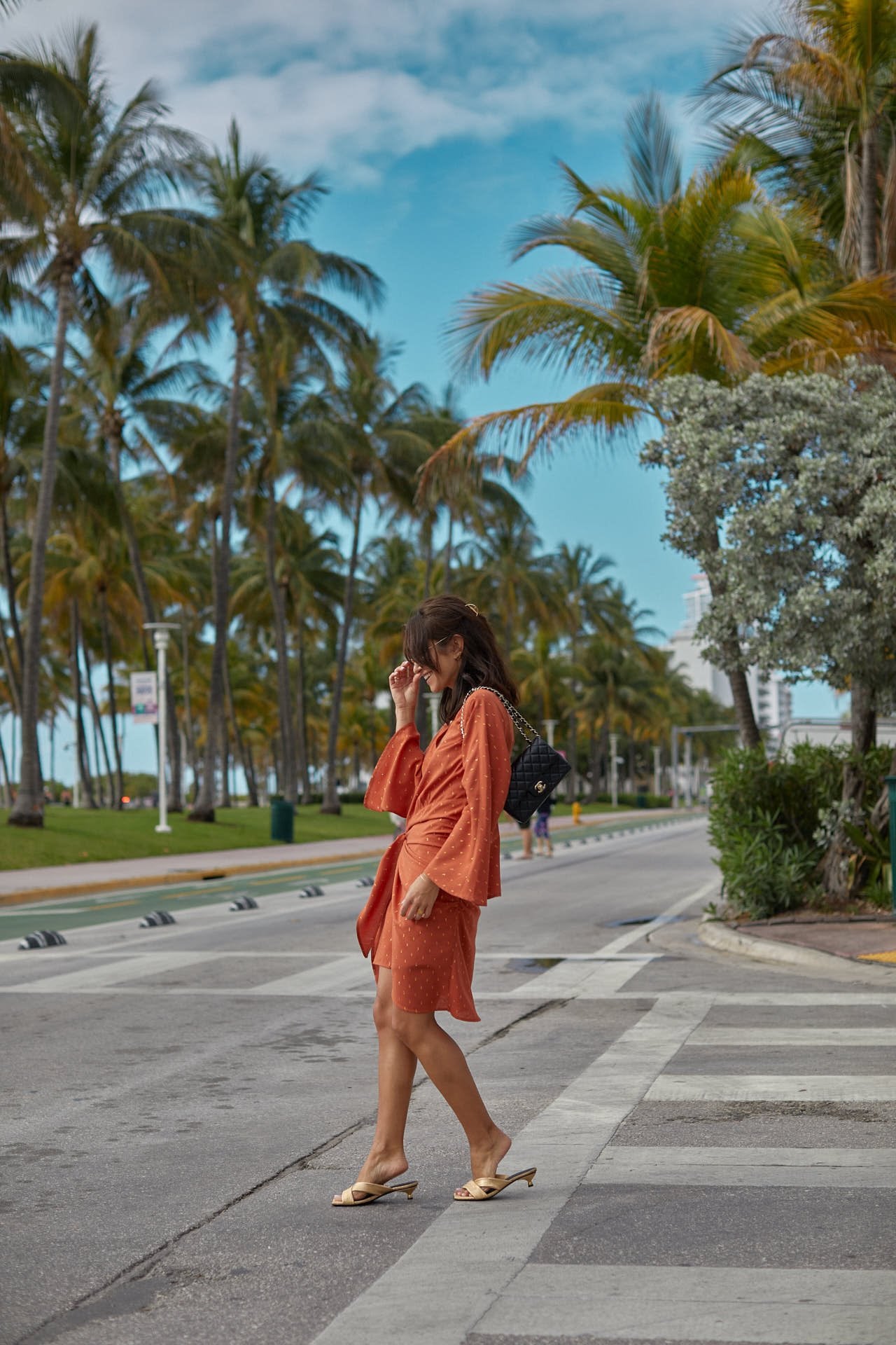 Ava Orange dress