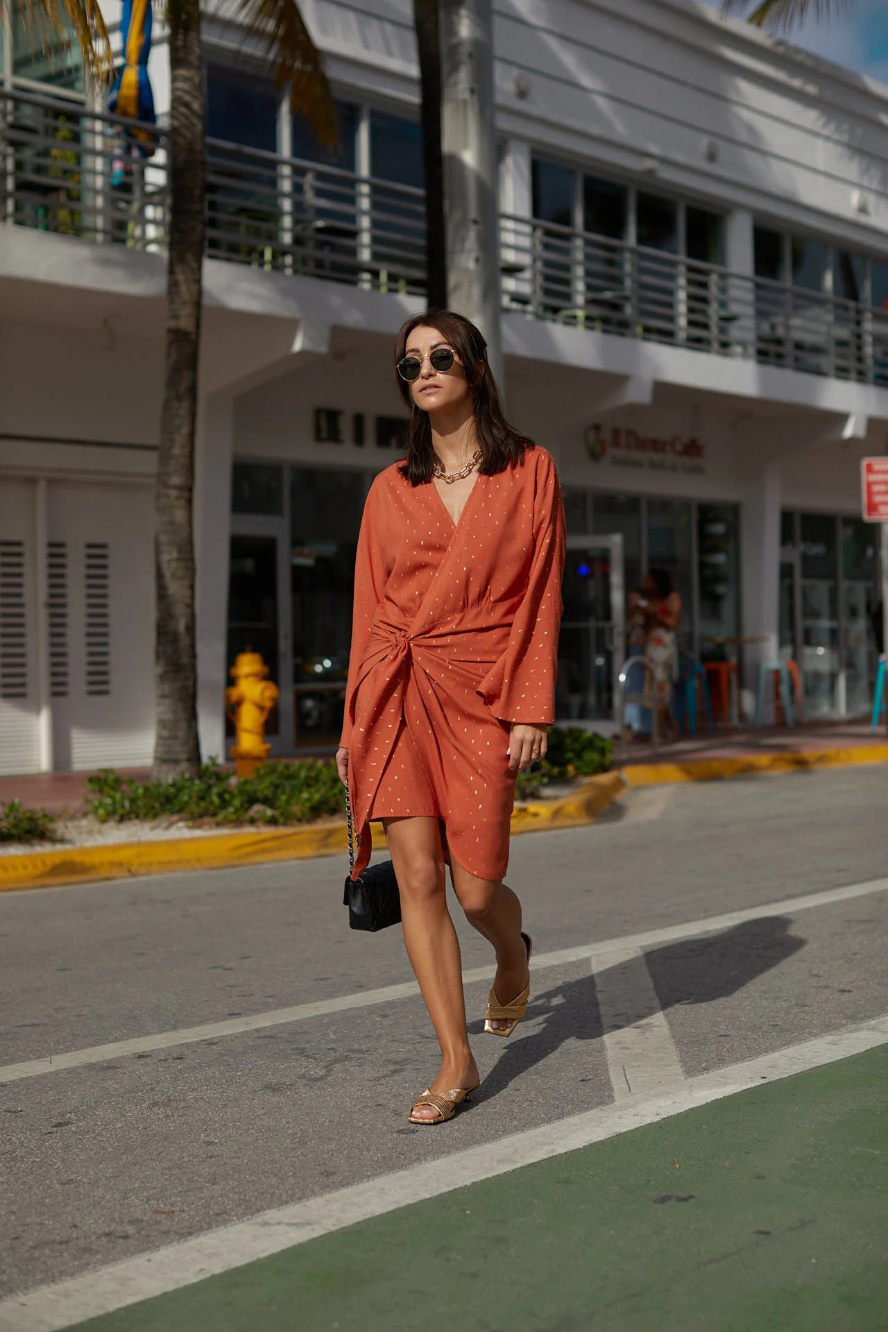 Ava Orange dress