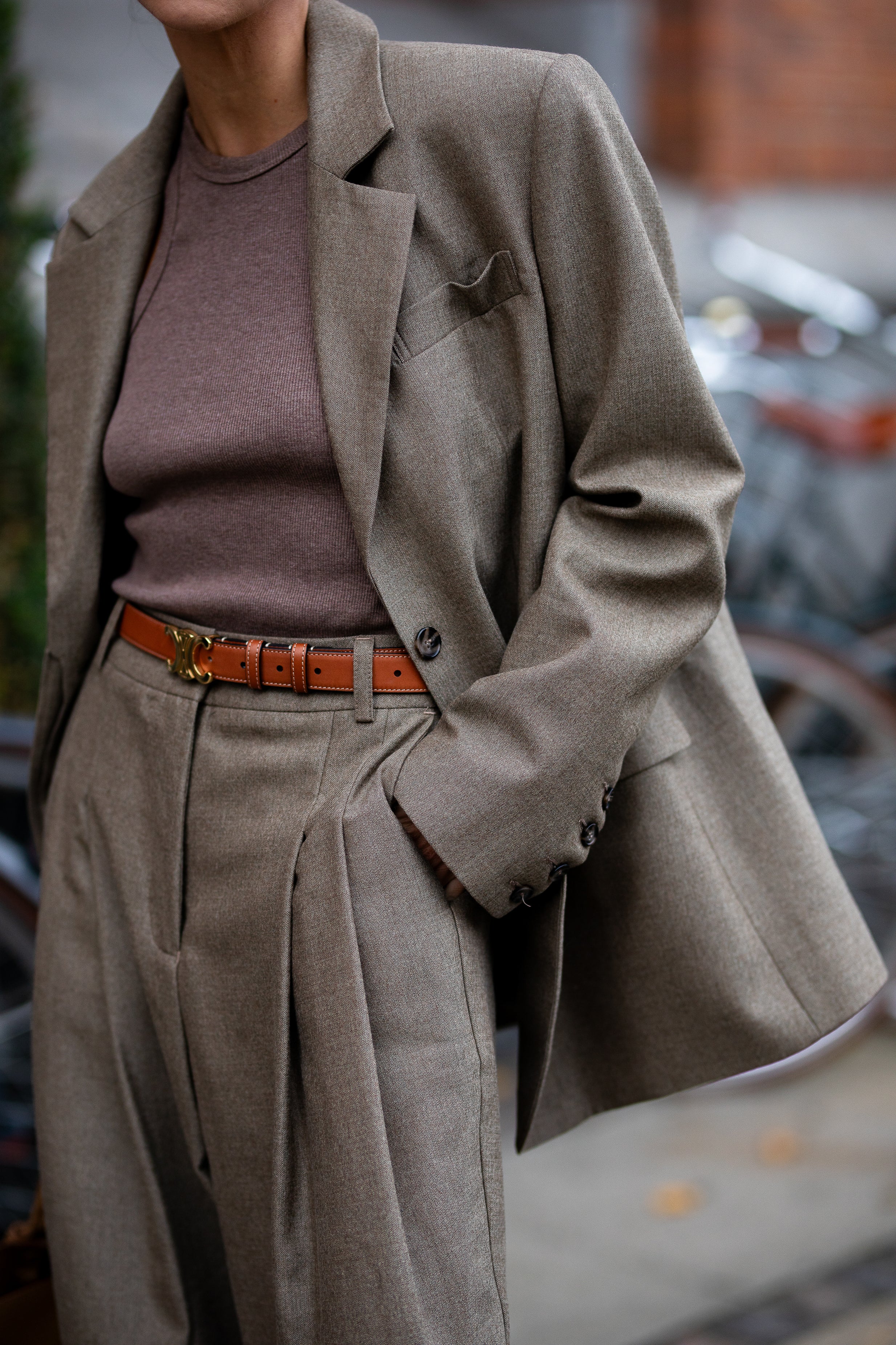 Tank Top Leo Melange Brown