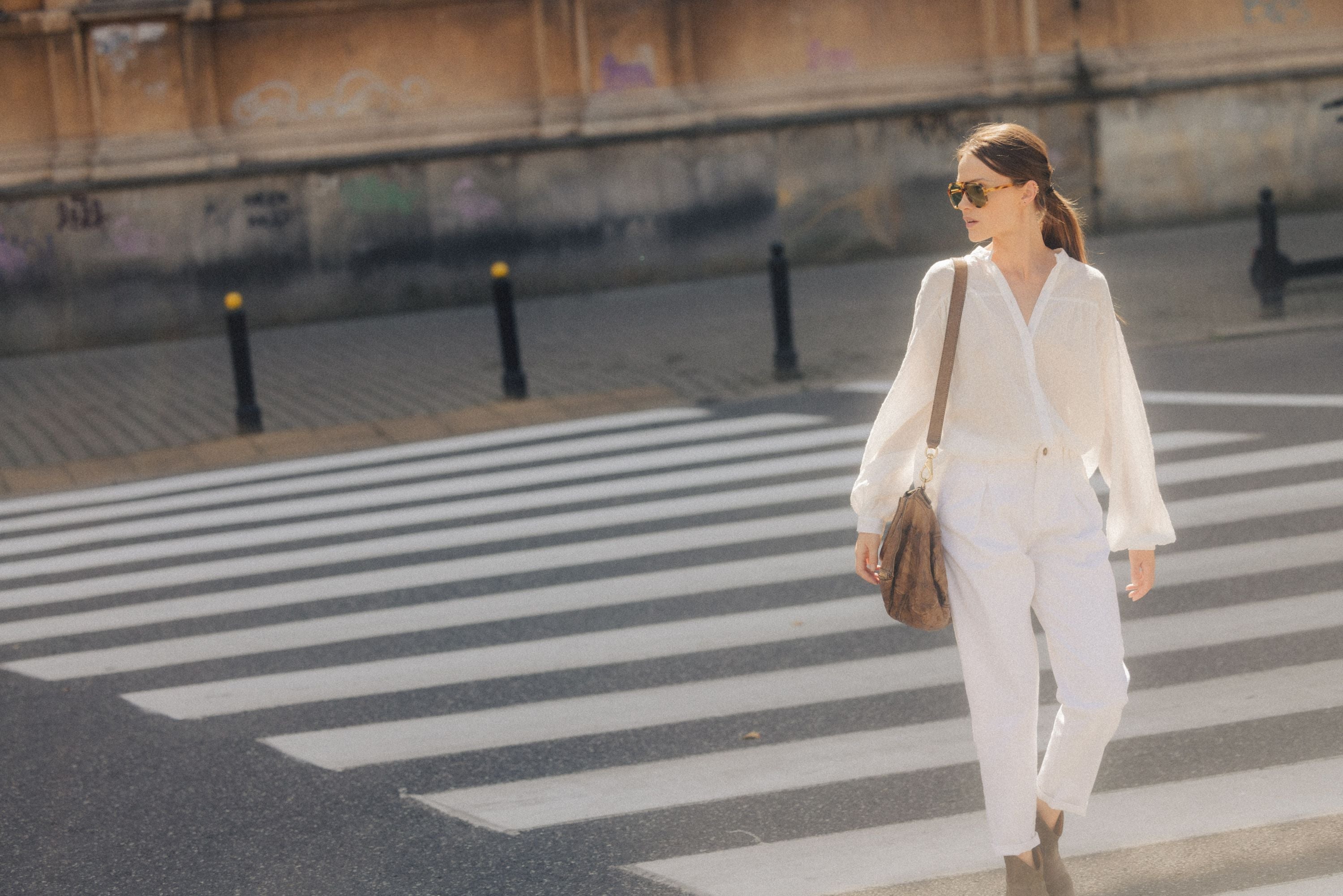 Baggy Natural trousers