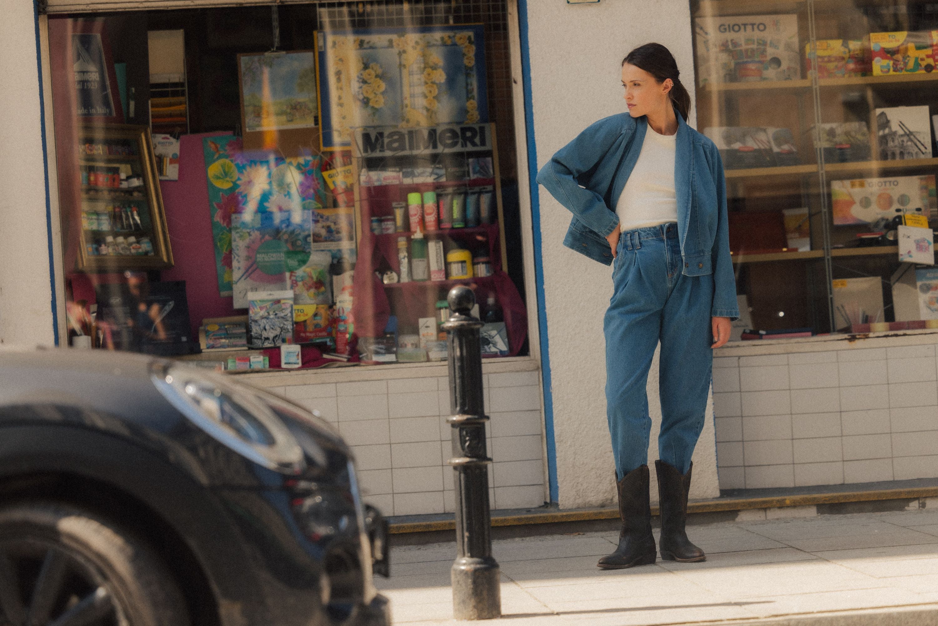 Spodnie Baggy Denim