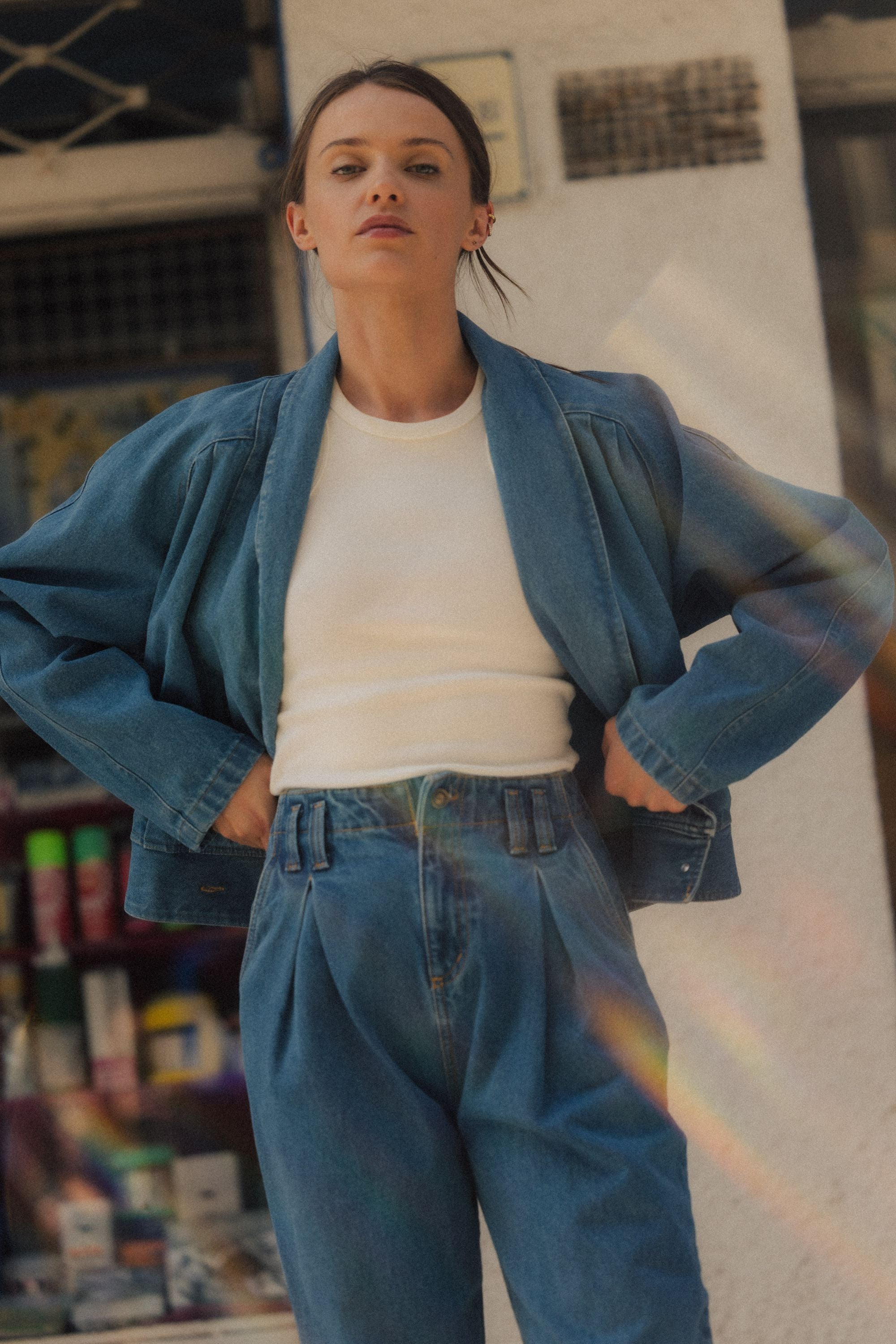 Spodnie Baggy Denim