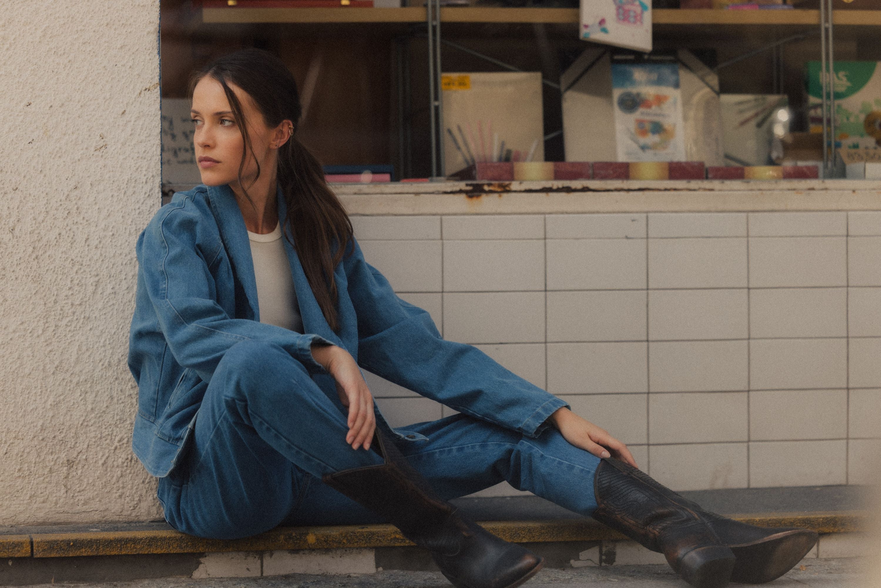 Spodnie Baggy Denim