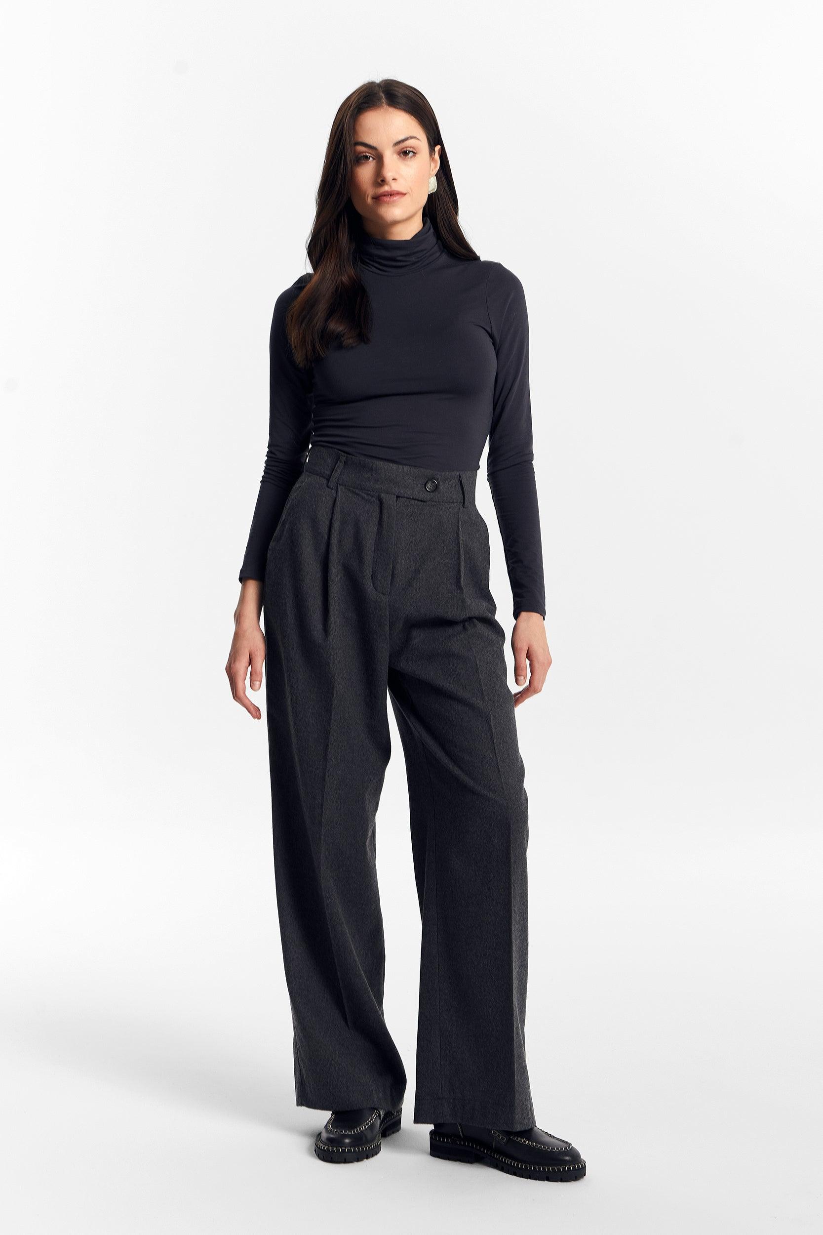 Modest Graphite trousers