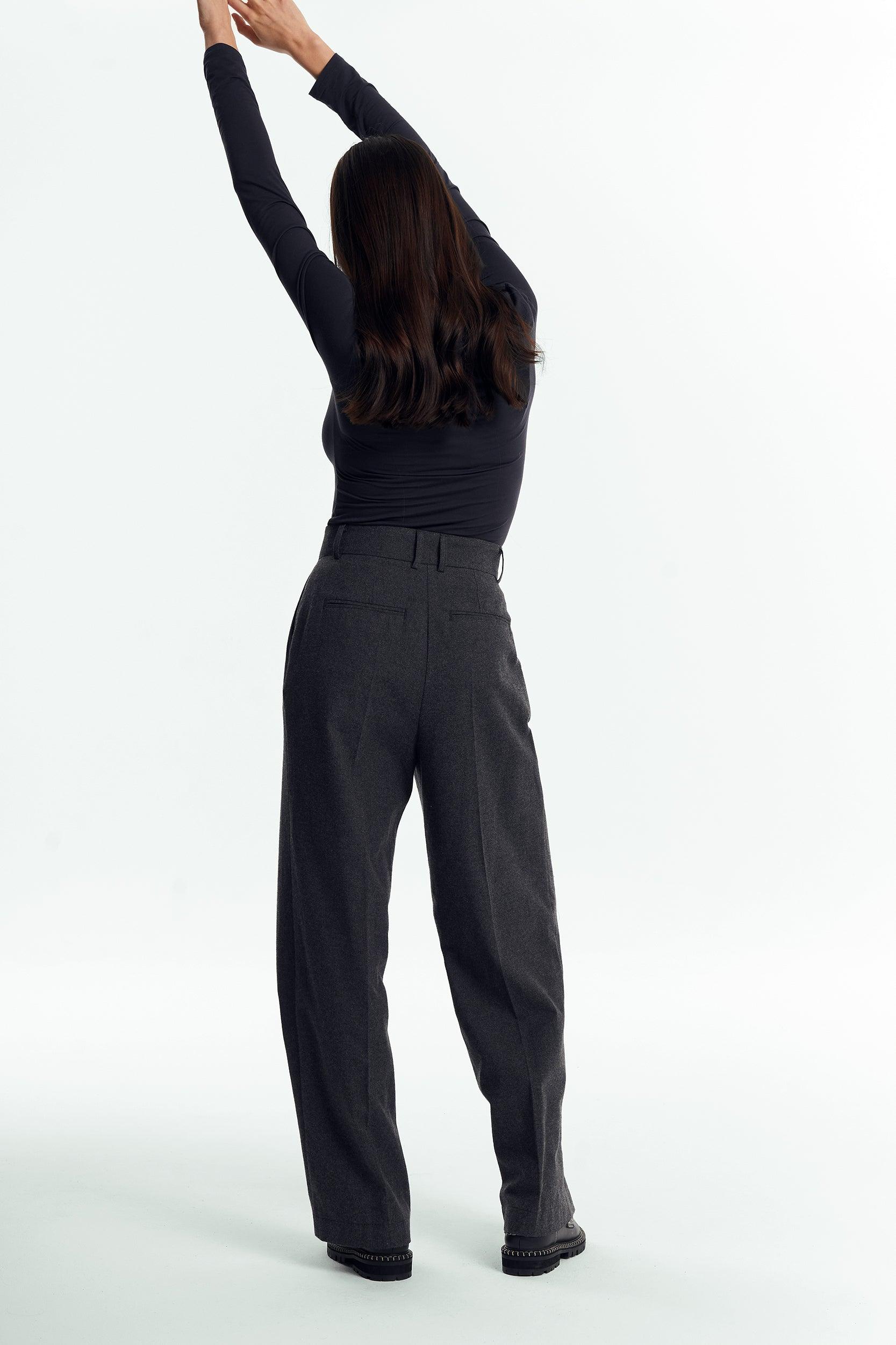 Modest Graphite trousers