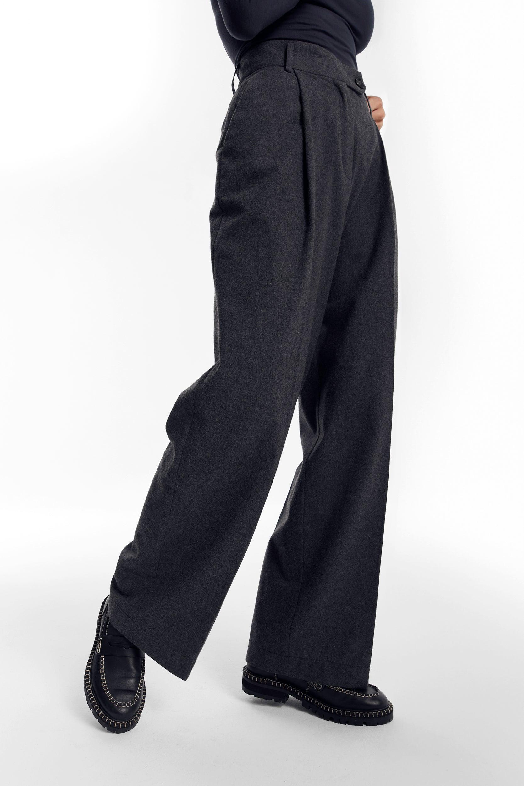 Modest Graphite trousers