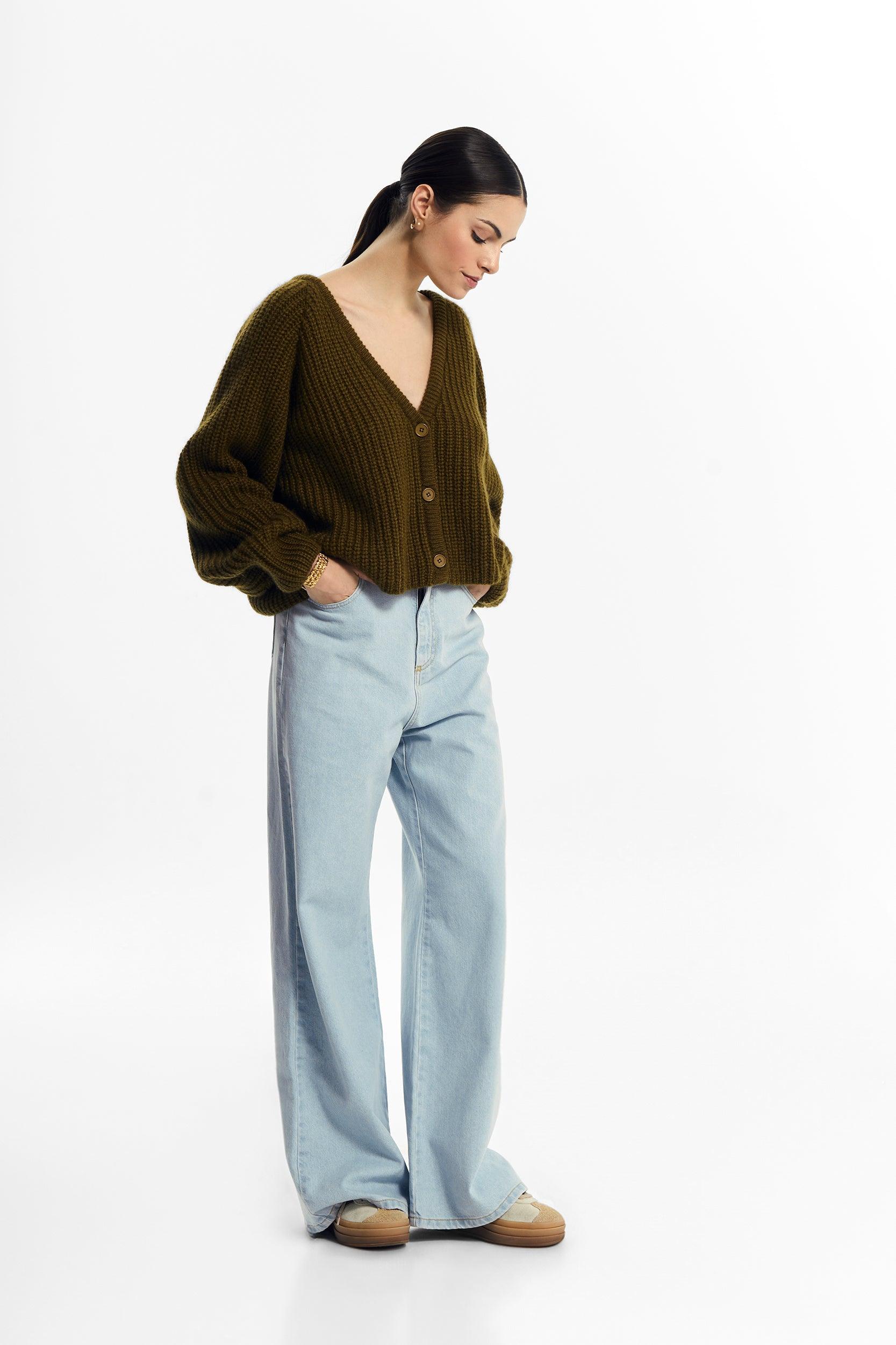 Spodnie Wide Leg Jeans - OH MESS