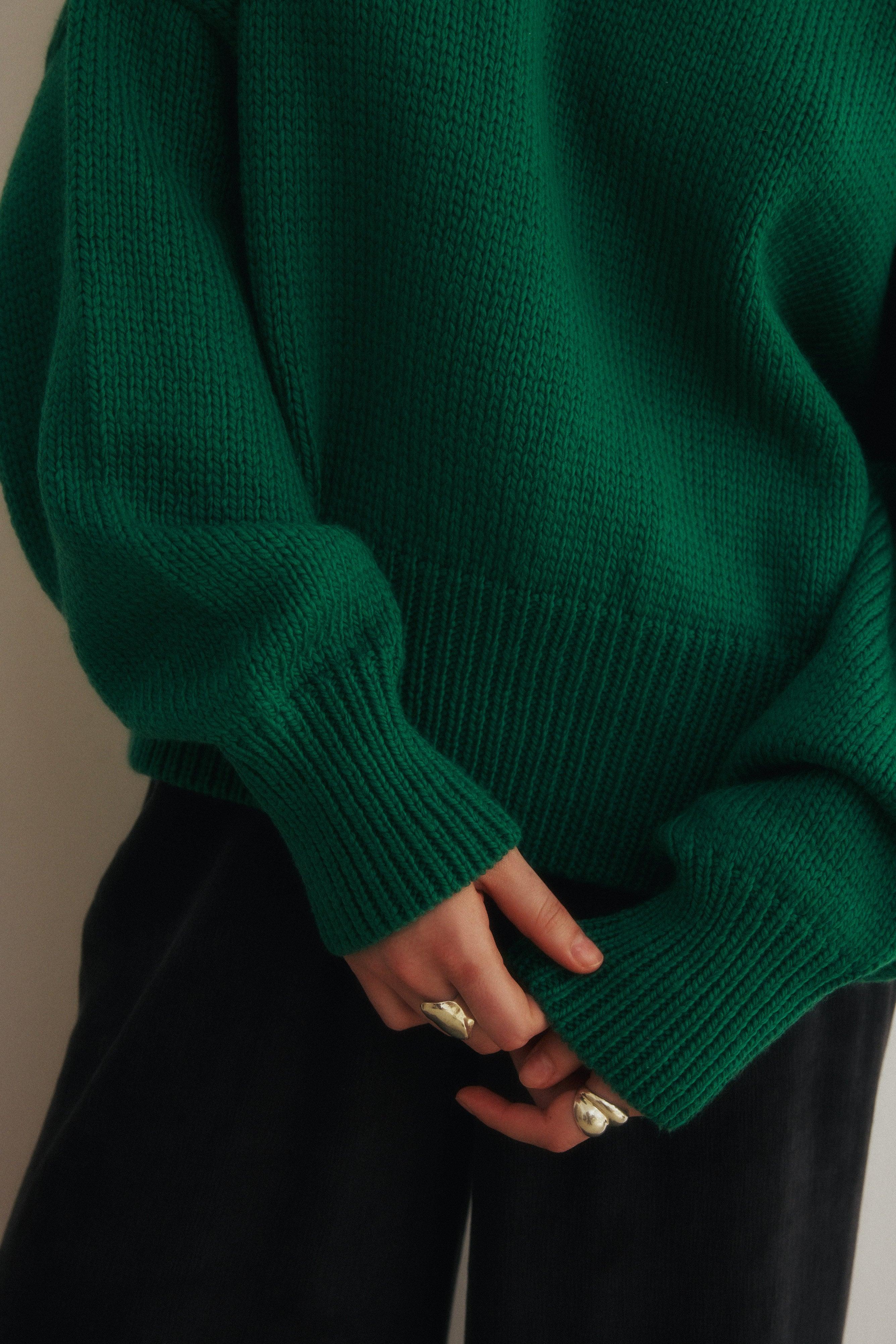 Evergreen sweater