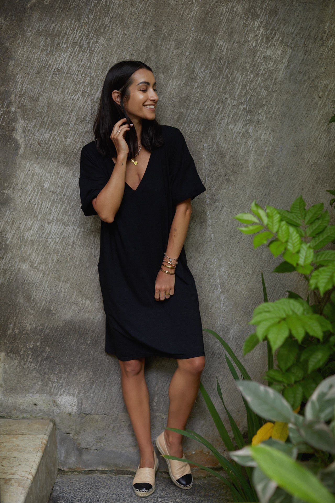 Sukienka V-Neck Black