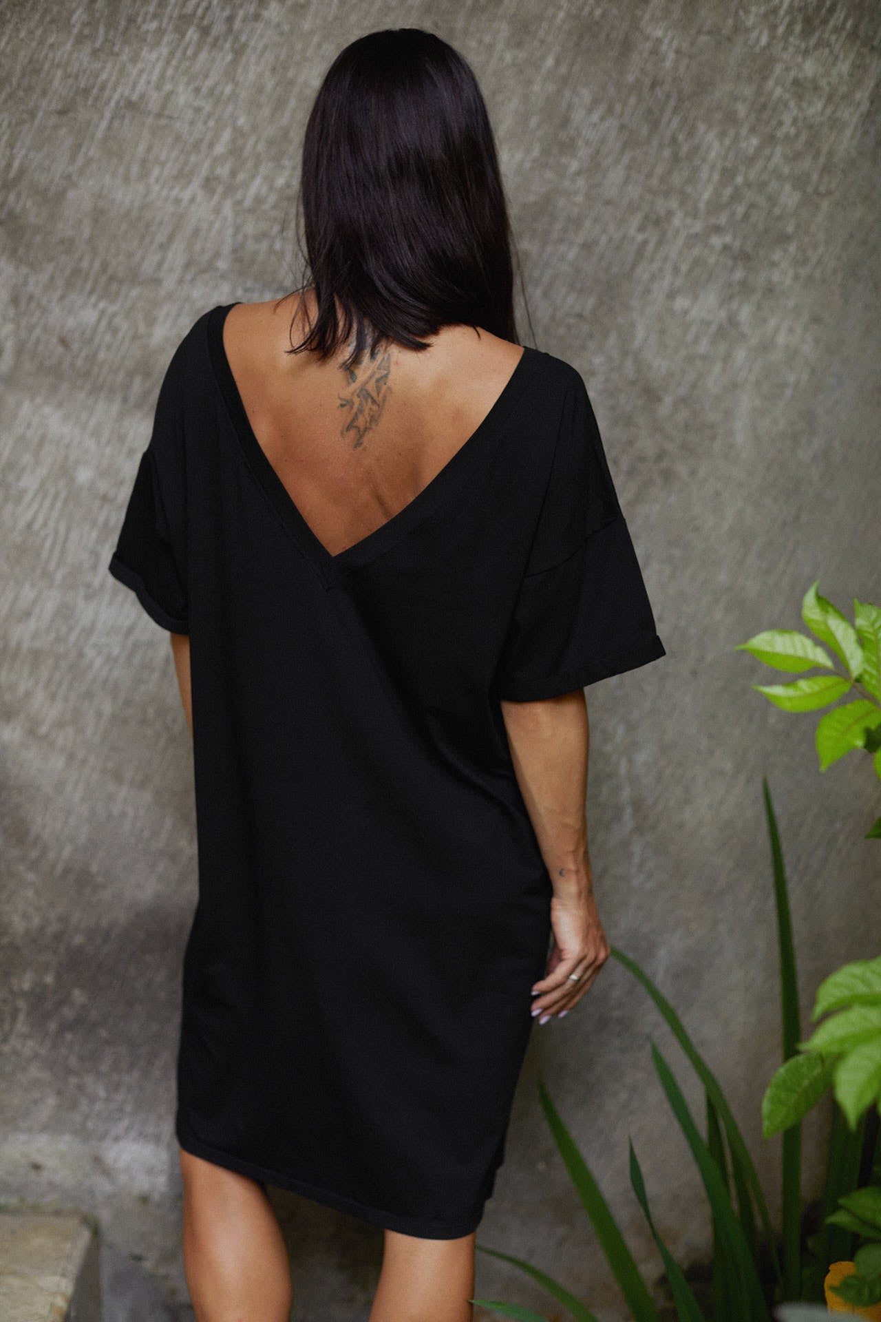 Sukienka V-Neck Black