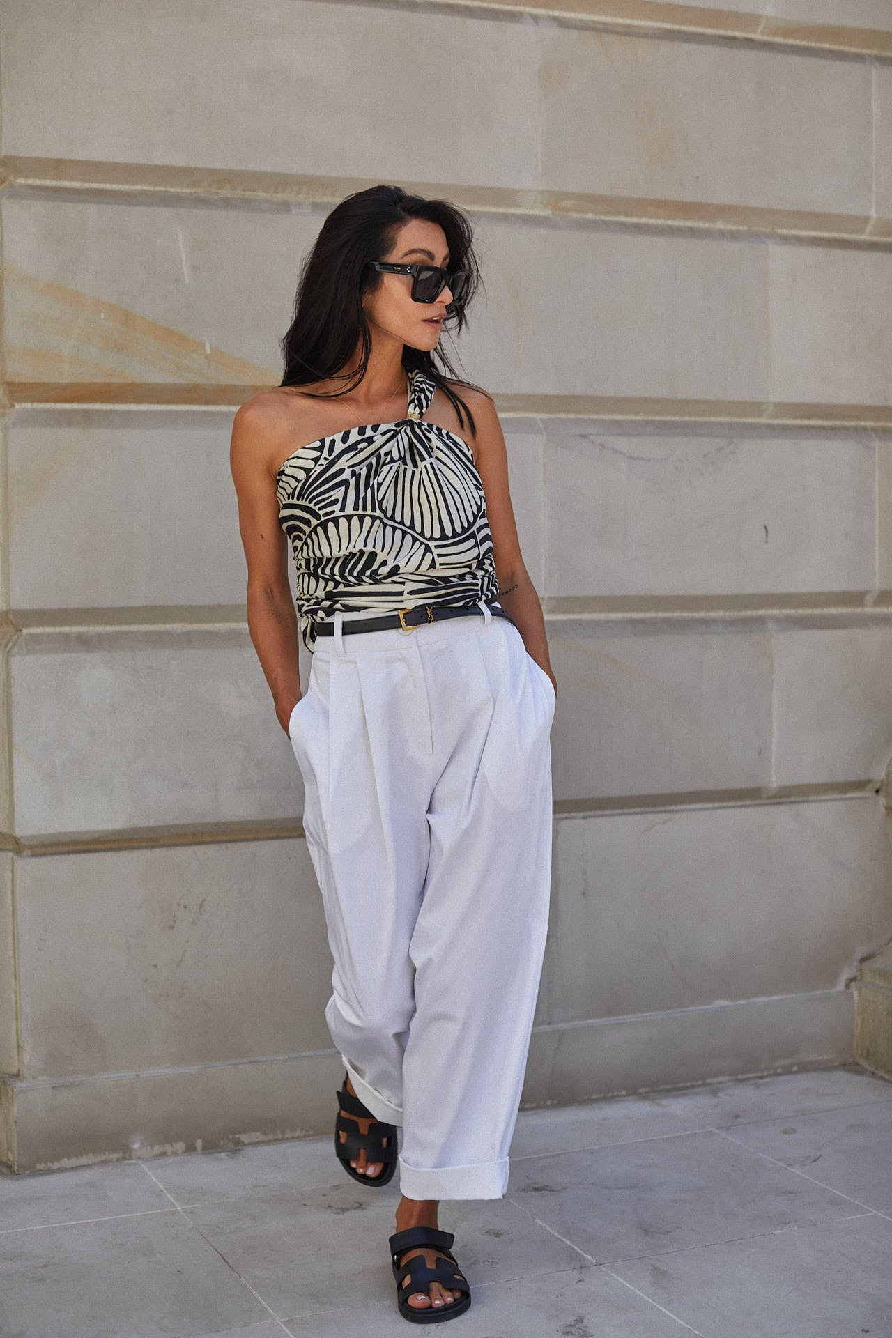 Cosma Off White Trousers