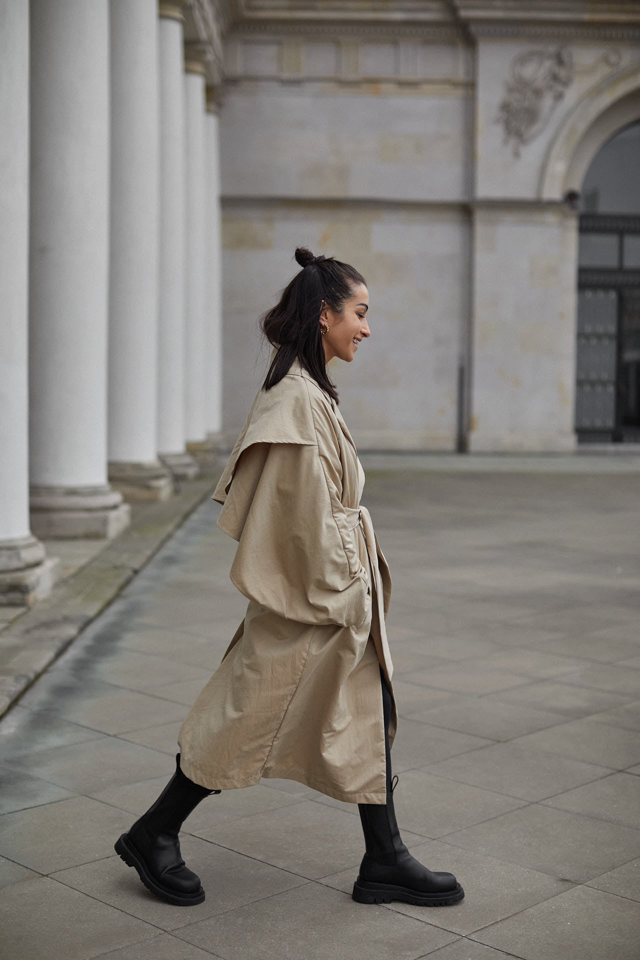 Oxford trench coat