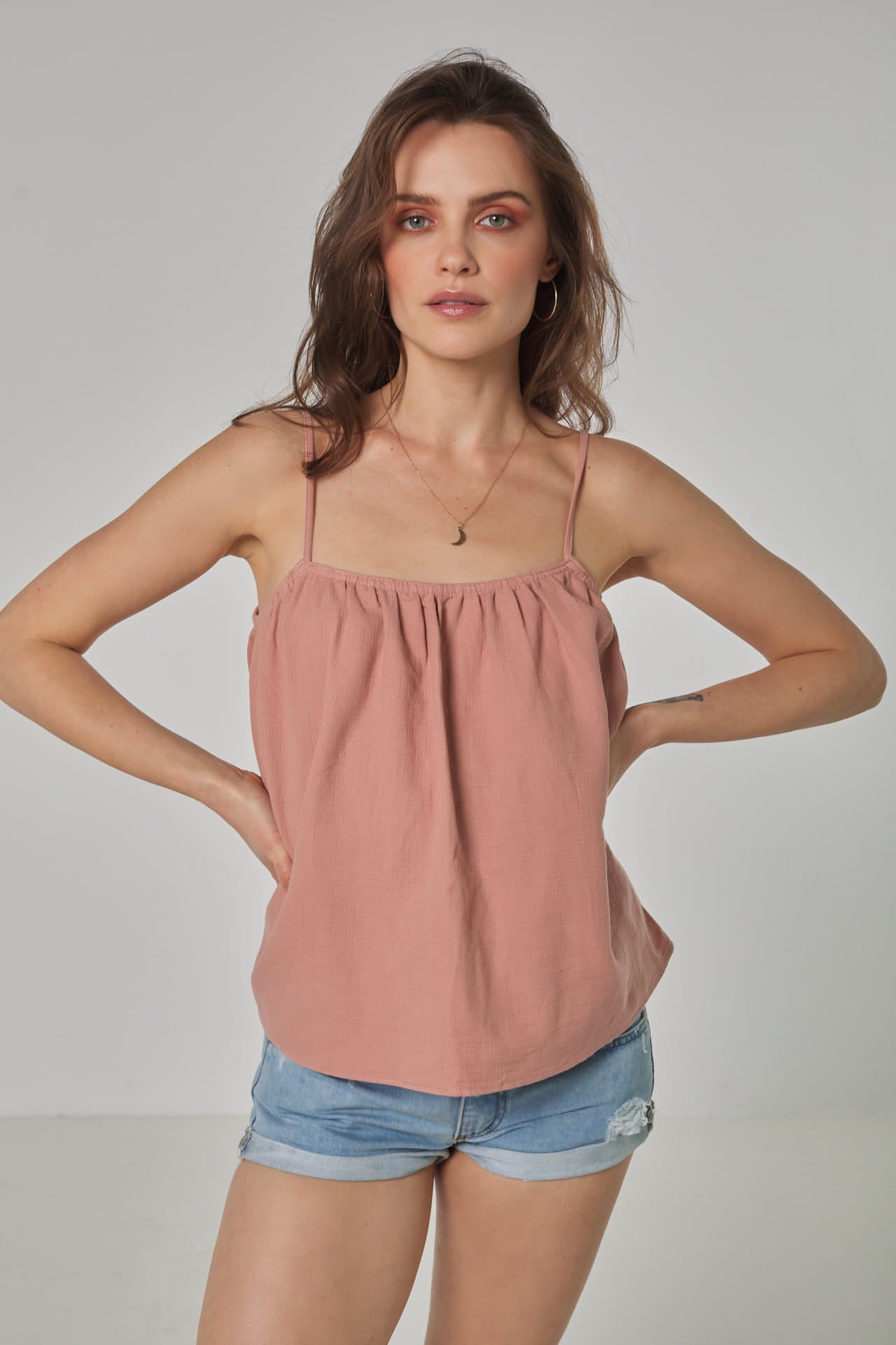 Lou Vintage Rose Top