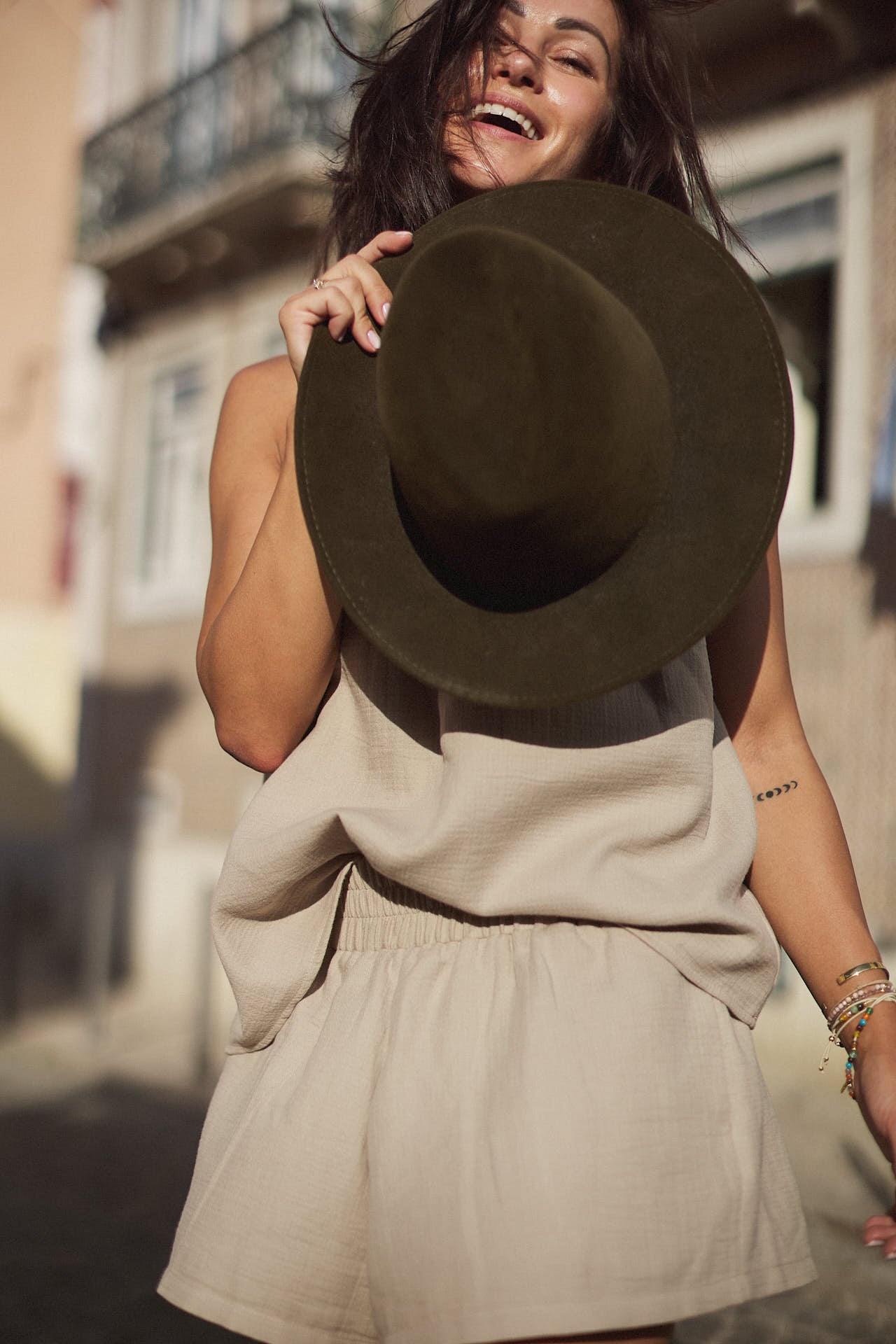 Szorty Lou Sand Beige