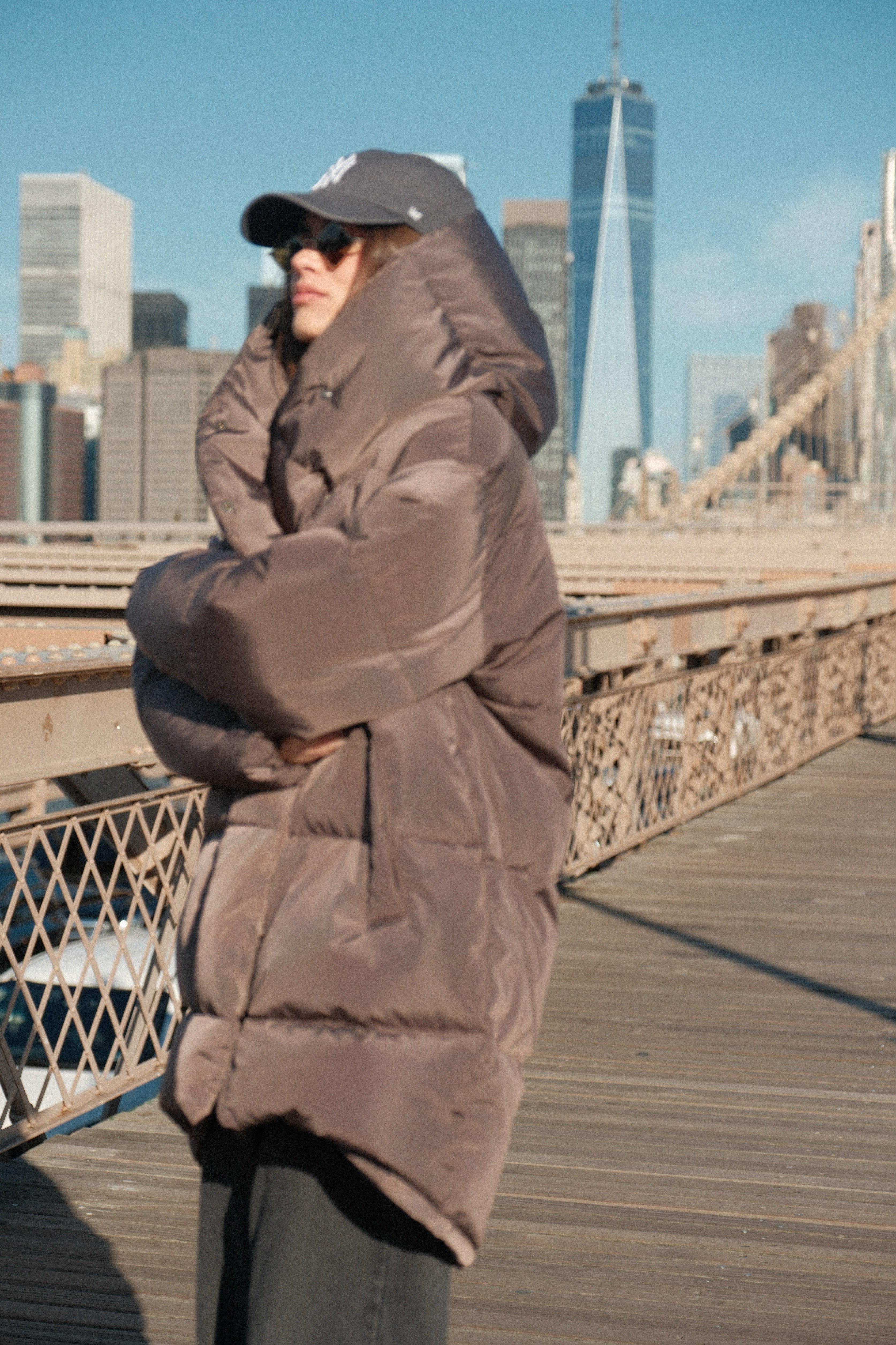Fuzzy Antracite Coat