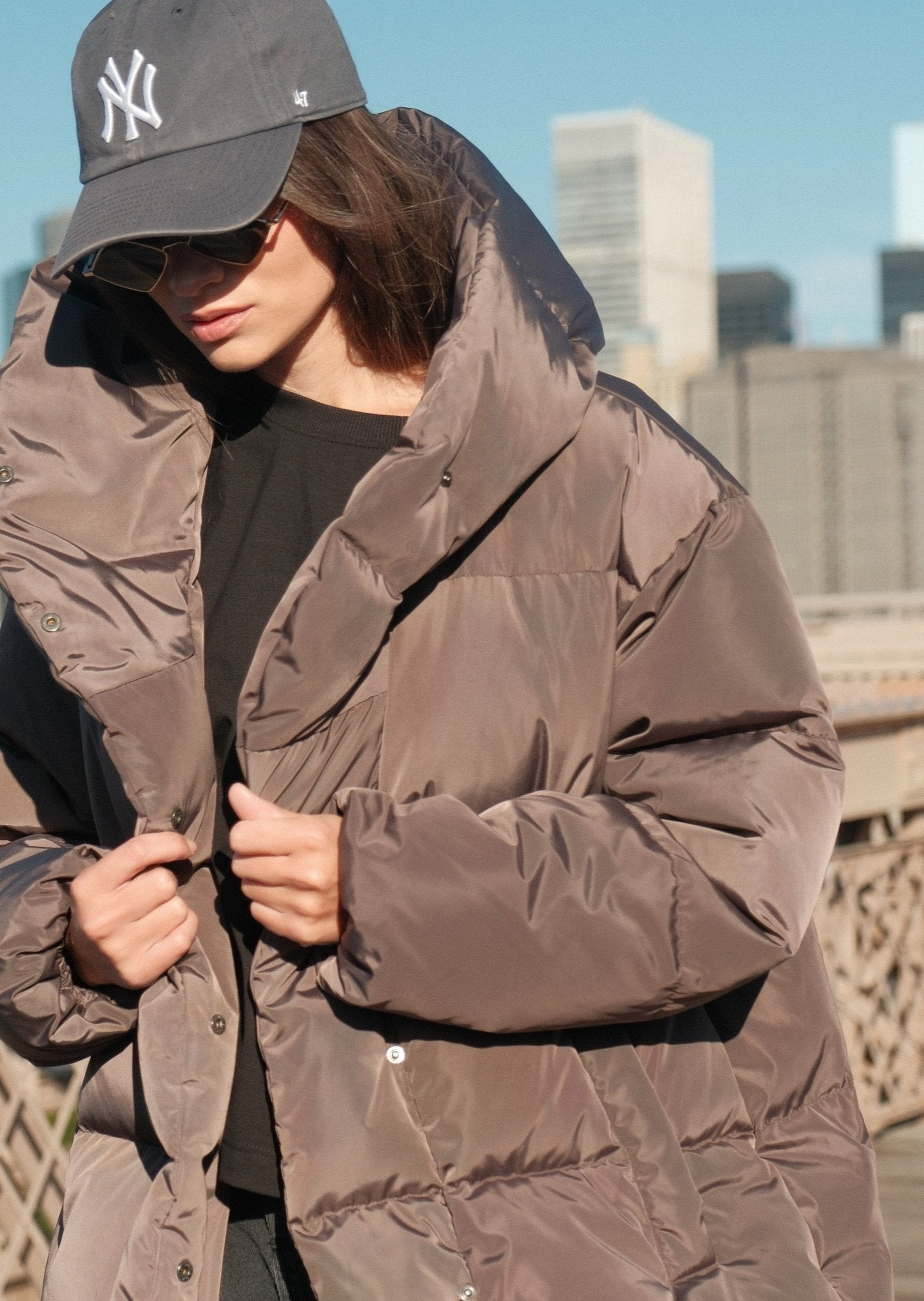 Fuzzy Antracite Coat