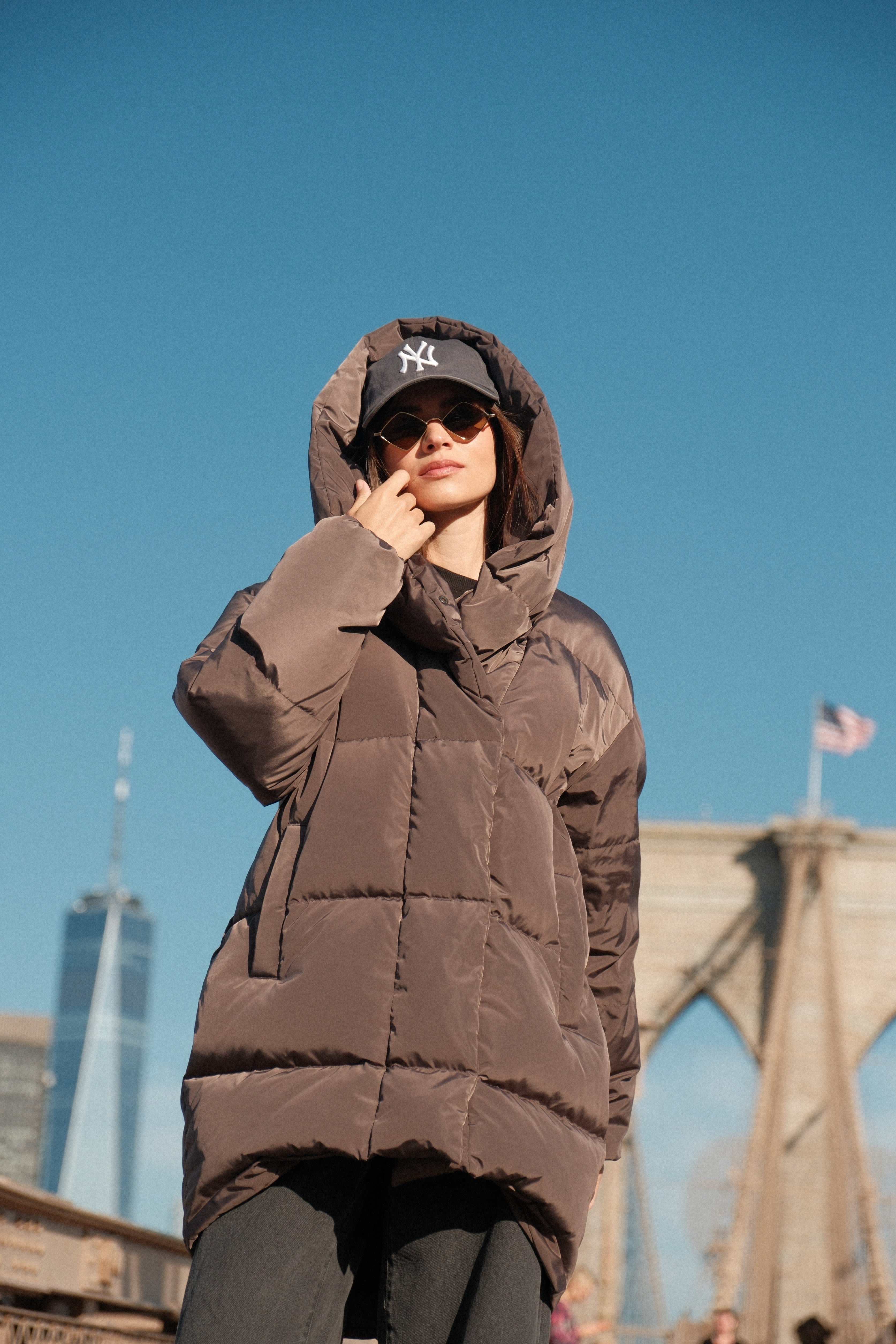 Fuzzy Antracite Coat