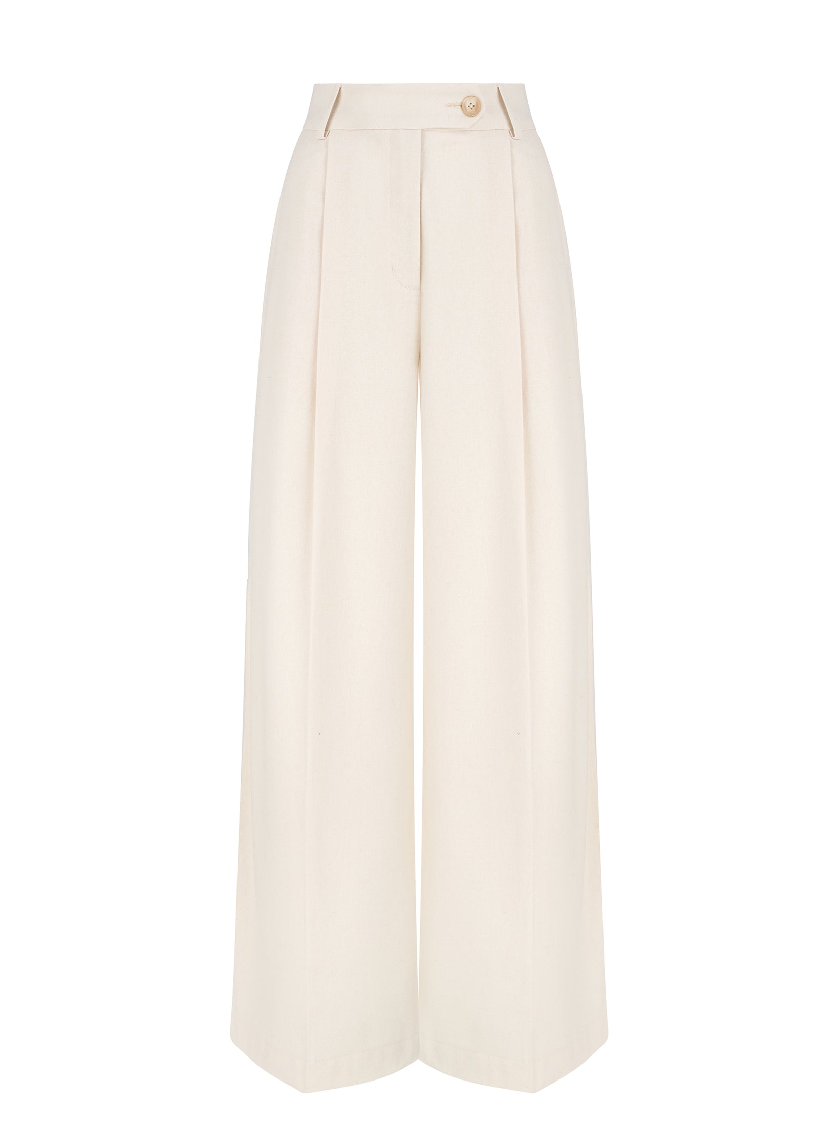 Spodnie Modest Wide Leg Cream